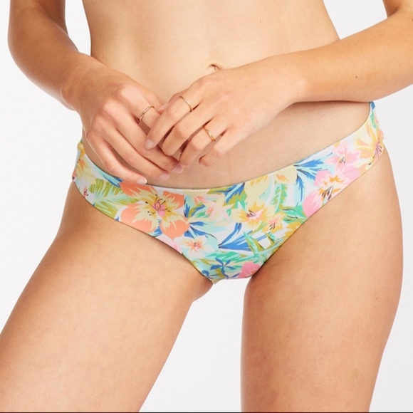 🐠BILLABONG BRAND NEW SWEET TROPICS REVERSIBLE LOWRIDER BIKINI BOTTOMS XL - Picture 1 of 11